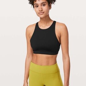 Lululemon Energy Bra *High Neck Black size 6